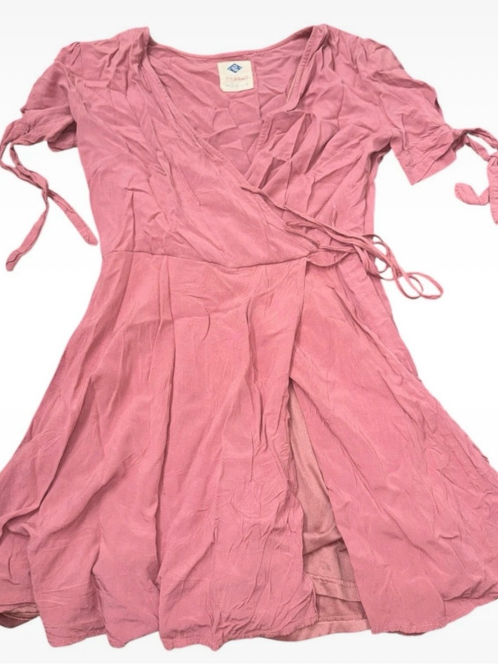 Wild Blue X Sadie Robertson Pink Wrap Dress